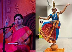 Indische Gottheiten / Sängerinnen 