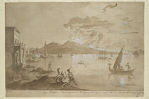 Vesuvausbruch 12. August 1805