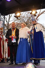 Prinzenpaar der Stadt München mit Oberbürgermeister Dieter Reiter